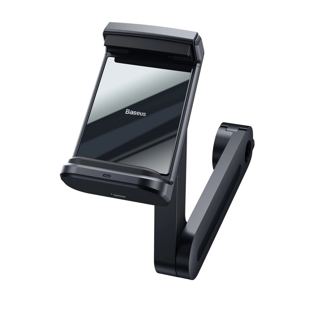 Baseus car headrest phone holder with built-in 15 W Qi wireless charger black (WXHZ-01)eng