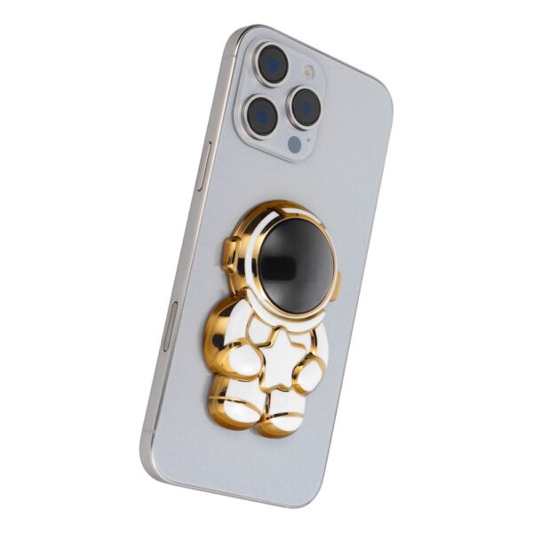 Phone stand ASTRONAUT - stick-on - white