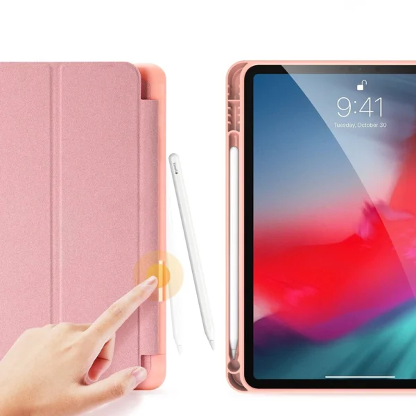 DUX DUCIS Domo Tablet Cover with Multi-angle Stand and Smart Sleep Function for iPad Air 2020 pink (no Smart Sleep function)eng