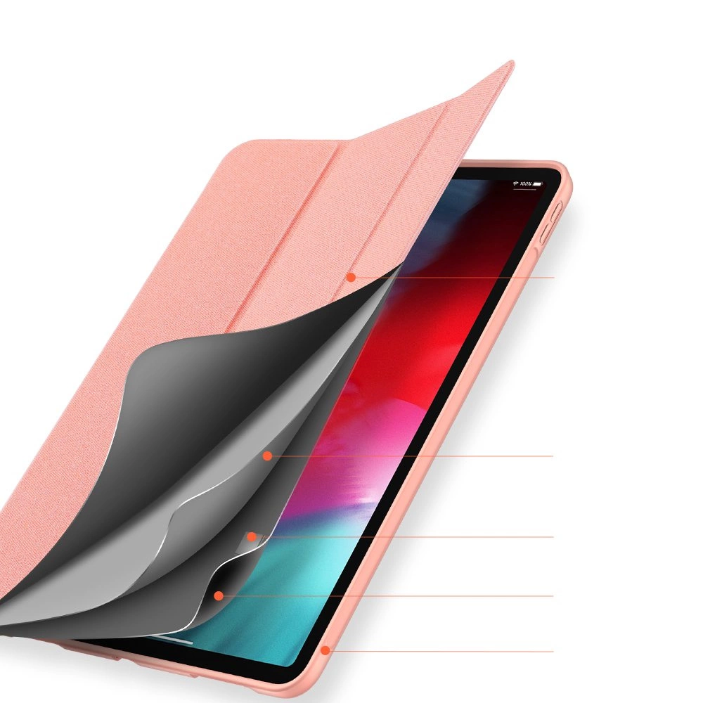 DUX DUCIS Domo Tablet Cover with Multi-angle Stand and Smart Sleep Function for iPad Air 2020 pink (no Smart Sleep function)eng