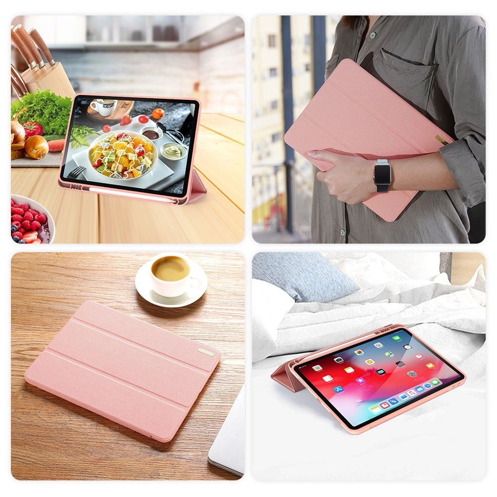 DUX DUCIS Domo Tablet Cover with Multi-angle Stand and Smart Sleep Function for iPad Air 2020 pink (no Smart Sleep function)eng