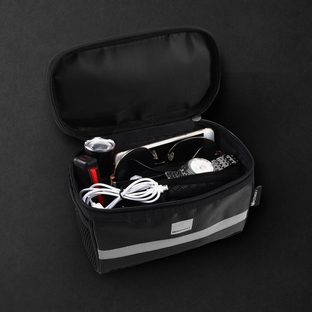 Wozinsky bike handlebar bag with phone case 2l black (WBB12BK)eng