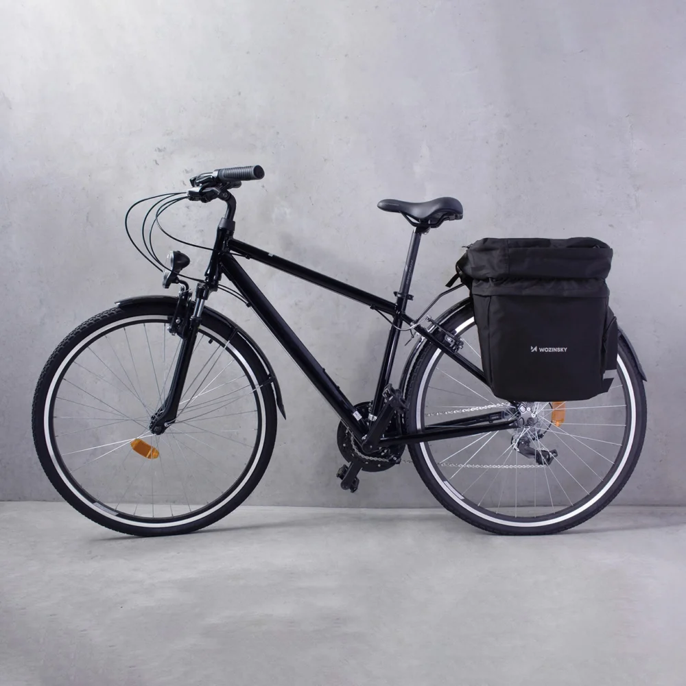 Wozinsky spacious bike bag 60 l for the trunk (rain cover included) black (WBB13BK)eng