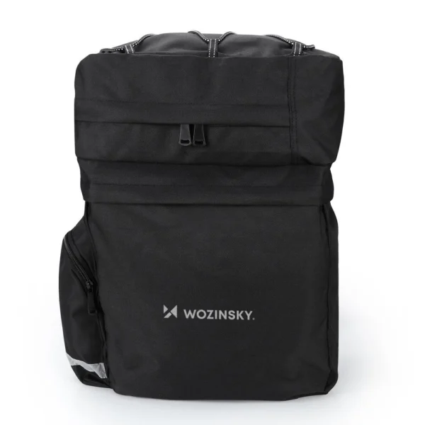 Wozinsky spacious bike bag 60 l for the trunk (rain cover included) black (WBB13BK)eng
