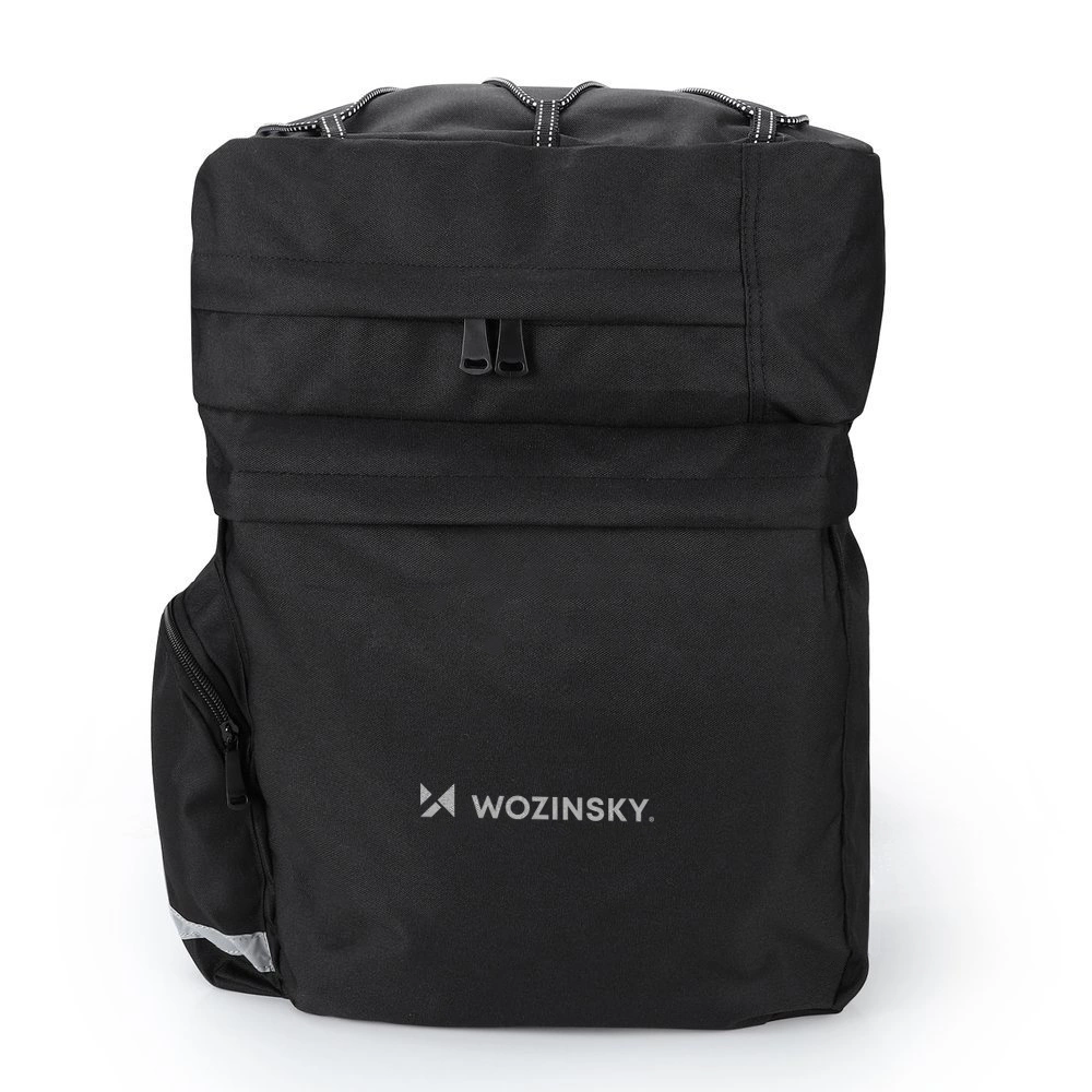 Wozinsky spacious bike bag 60 l for the trunk (rain cover included) black (WBB13BK)eng