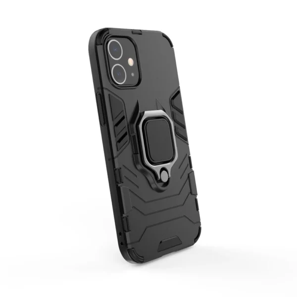 Ring Armor Case Kickstand Tough Rugged Cover for iPhone 12 mini blueeng