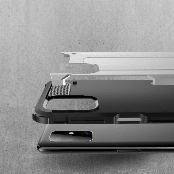 Hybrid Armor Case Tough Rugged Cover for Samsung Galaxy M51 blueeng