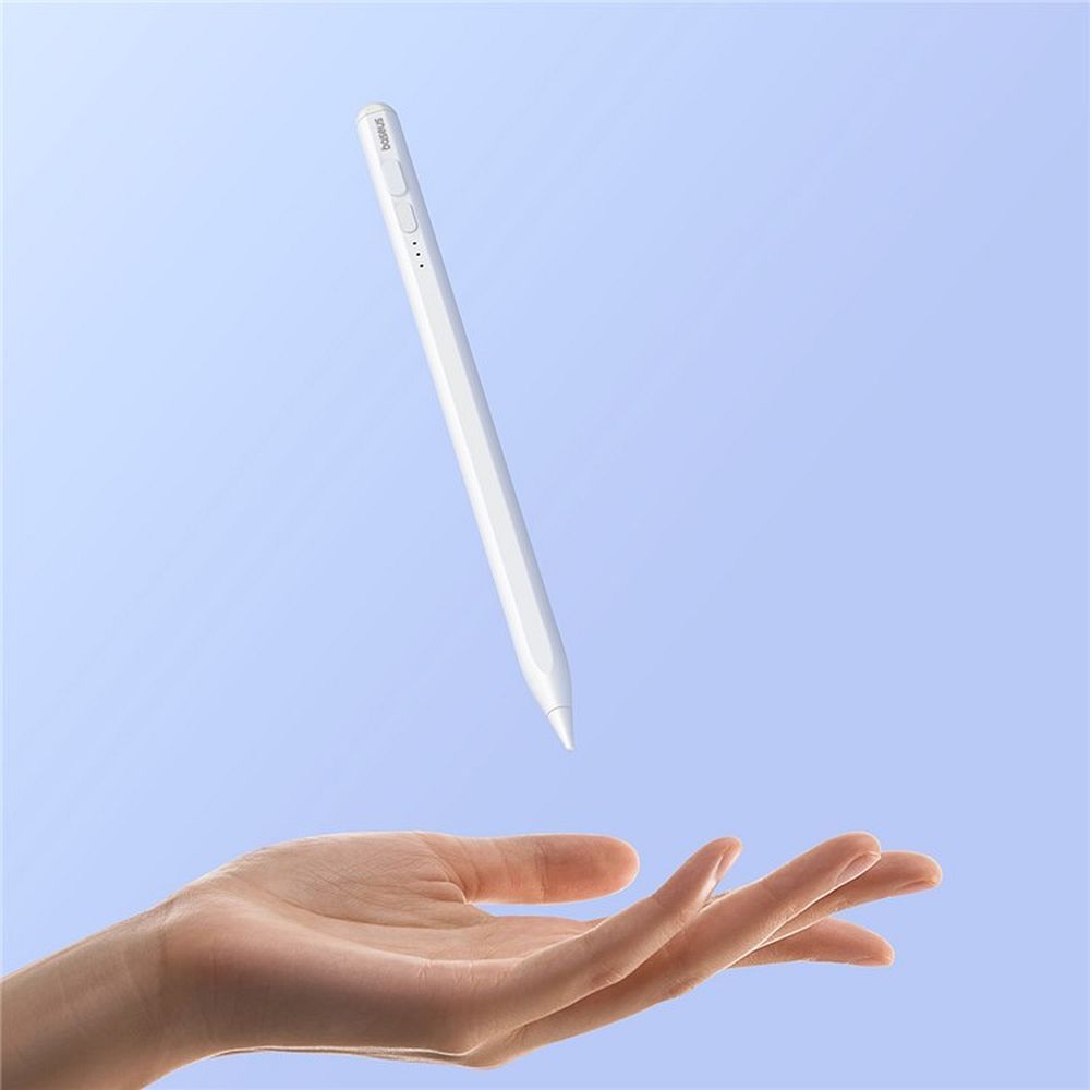 BASEUS active universal capacitive pen compatible with iPad + cable Type C to Type C 130 mAh Smooth Writing 2 Lite P80015802213-01/BS-PS010 white
