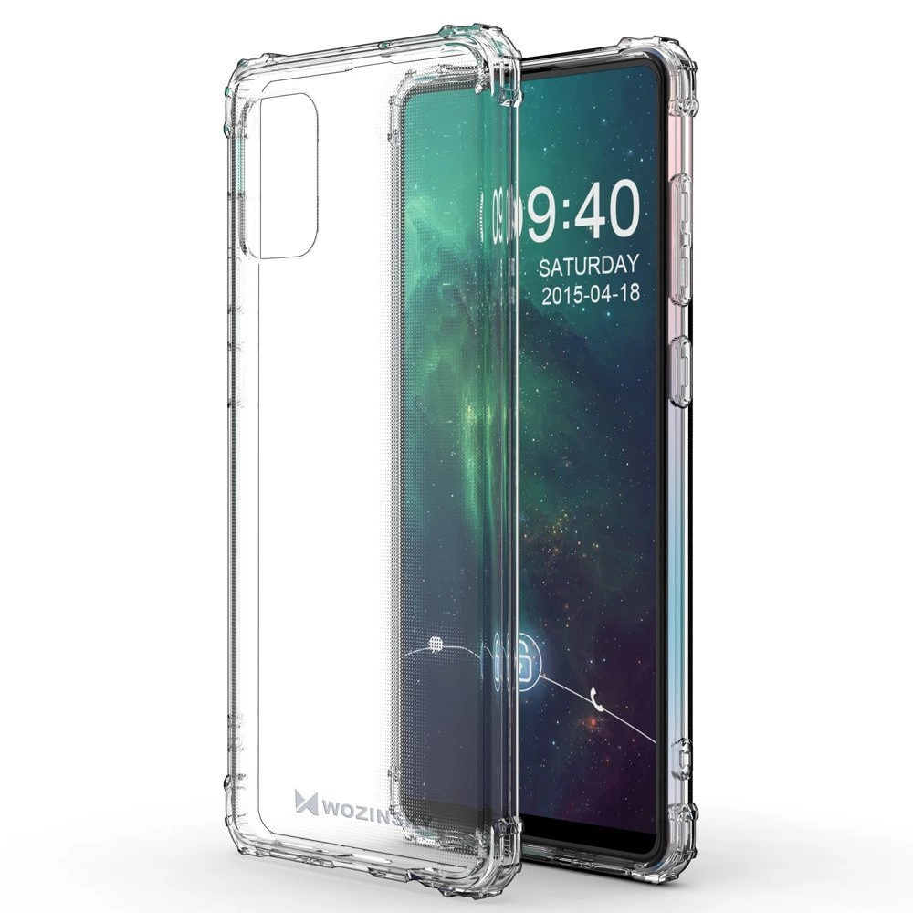 Wozinsky Anti Shock durable case with Military Grade Protection for Samsung Galaxy M51 transparenteng
