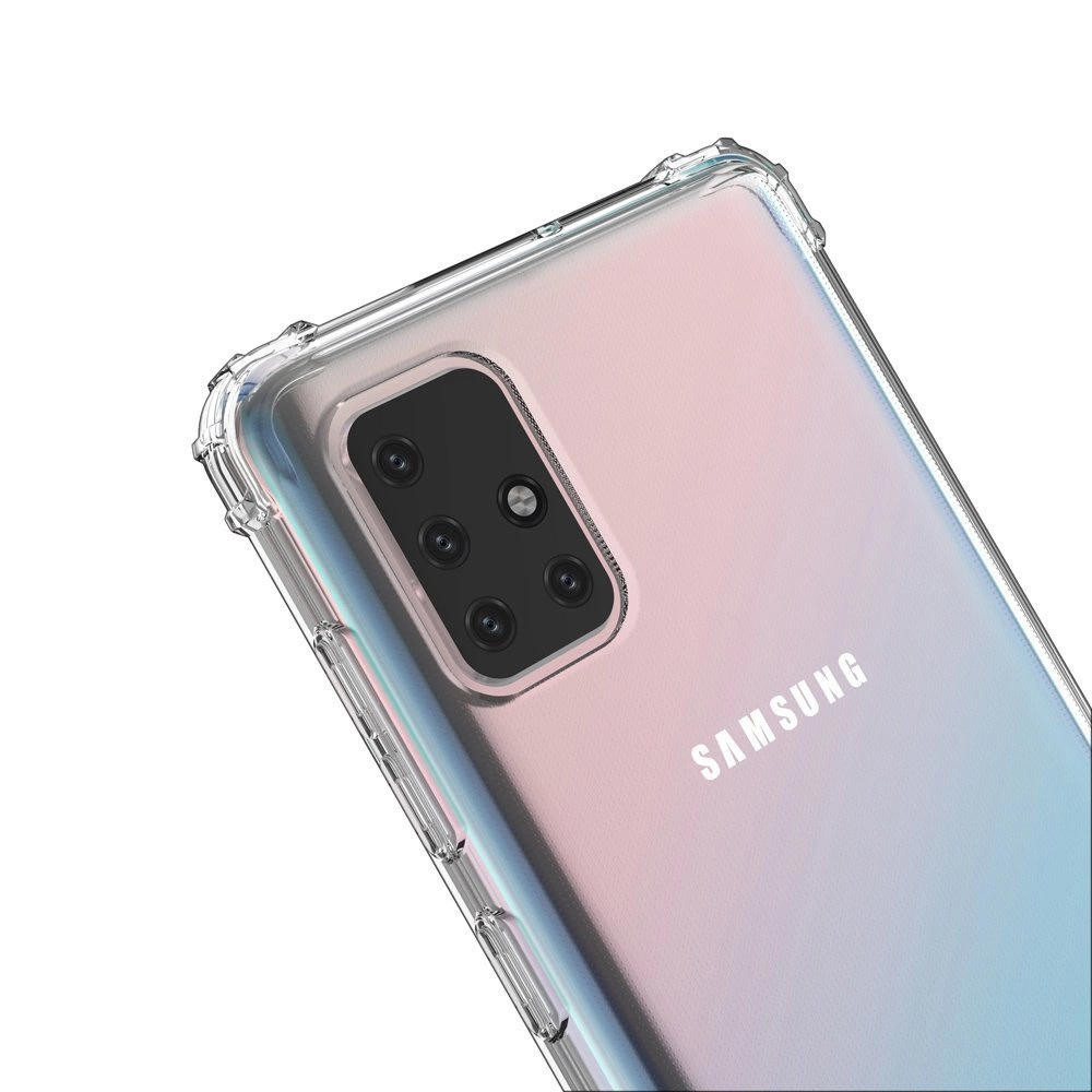 Wozinsky Anti Shock durable case with Military Grade Protection for Samsung Galaxy M51 transparenteng
