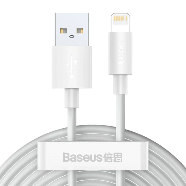 Baseus 2x USB cable - Lightning fast charging Power Delivery 1.5 m white (TZCALZJ-02)eng