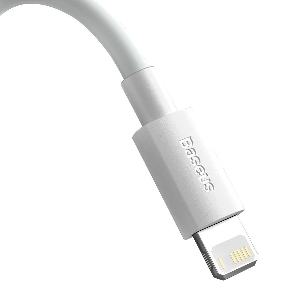 Baseus 2x USB cable - Lightning fast charging Power Delivery 1.5 m white (TZCALZJ-02)eng