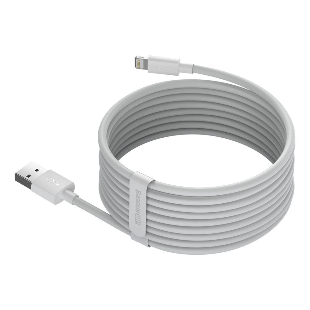 Baseus 2x USB cable - Lightning fast charging Power Delivery 1.5 m white (TZCALZJ-02)eng