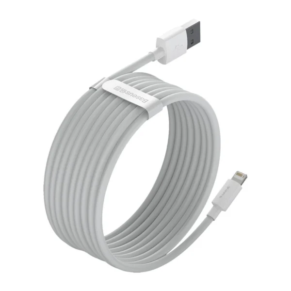 Baseus 2x USB cable - Lightning fast charging Power Delivery 1.5 m white (TZCALZJ-02)eng