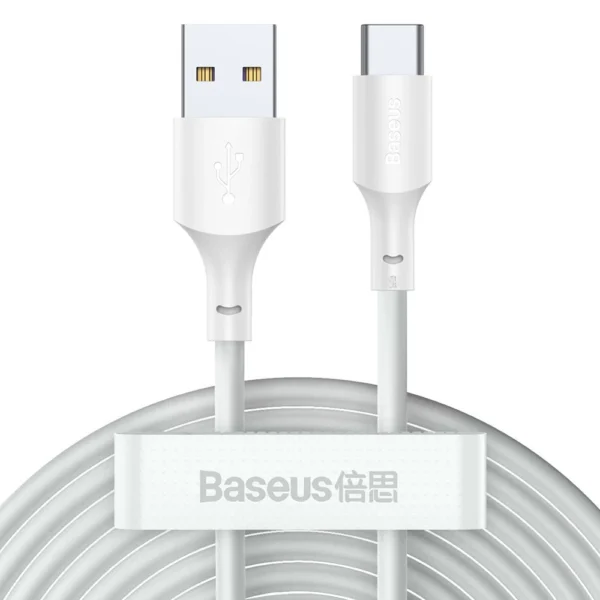 Baseus 2x USB cable - USB Type C fast charging Power Delivery Quick Charge 40 W 5 A 1.5 m white (TZCATZJ-02)eng
