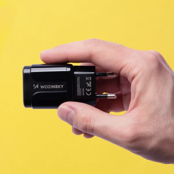 Wozinsky USB 3.0 wall charger black (WWC-B02)eng