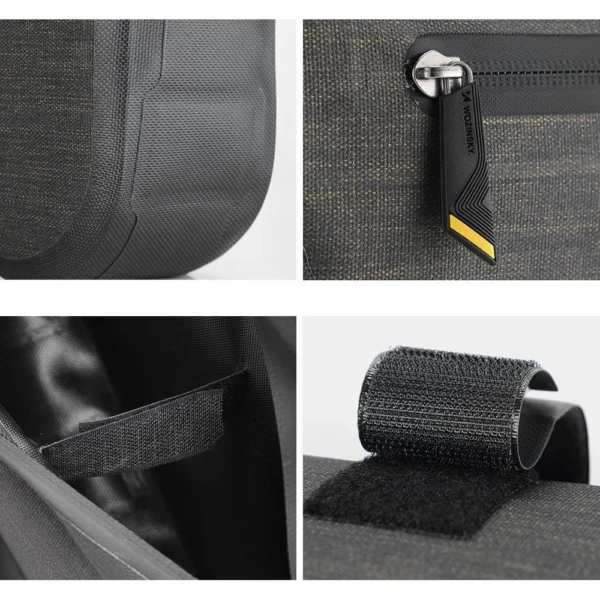 Wozinsky bicycle frame bag 3.5 l gray (WBB15BK)eng