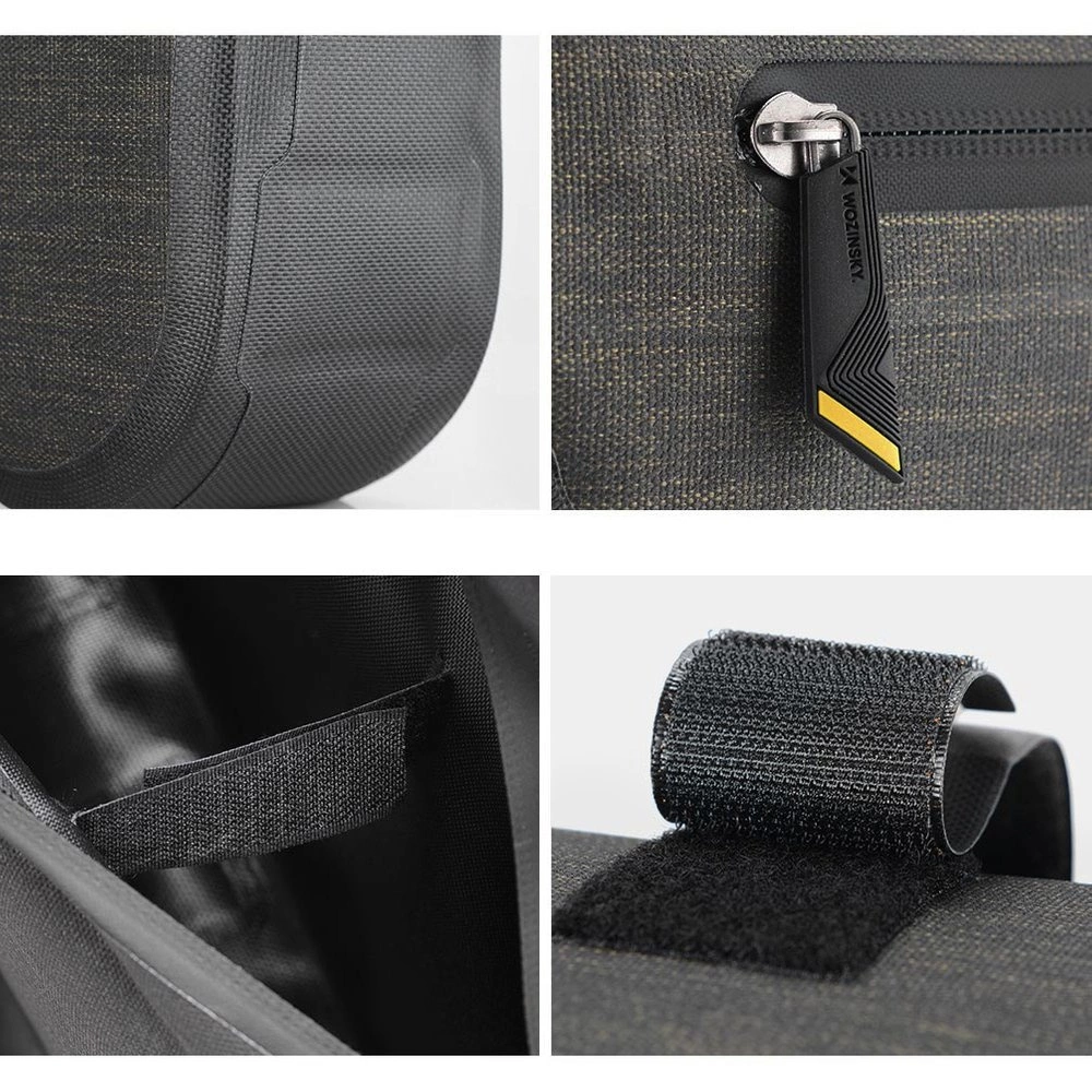 Wozinsky bicycle frame bag 3.5 l gray (WBB15BK)eng