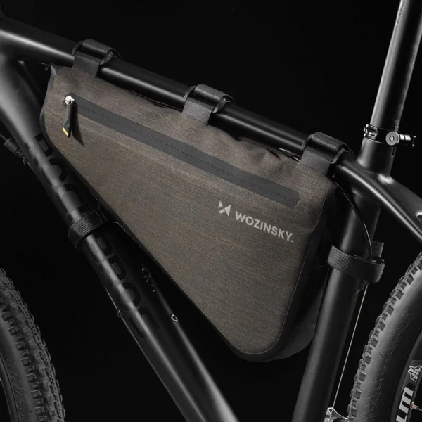 Wozinsky bicycle frame bag 3.5 l gray (WBB15BK)eng