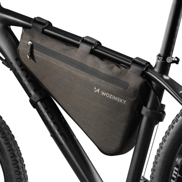 Wozinsky bicycle frame bag 3.5 l gray (WBB15BK)eng