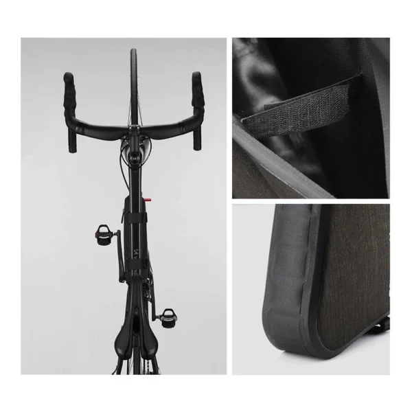 Wozinsky bicycle frame bag 3.5 l gray (WBB15BK)eng