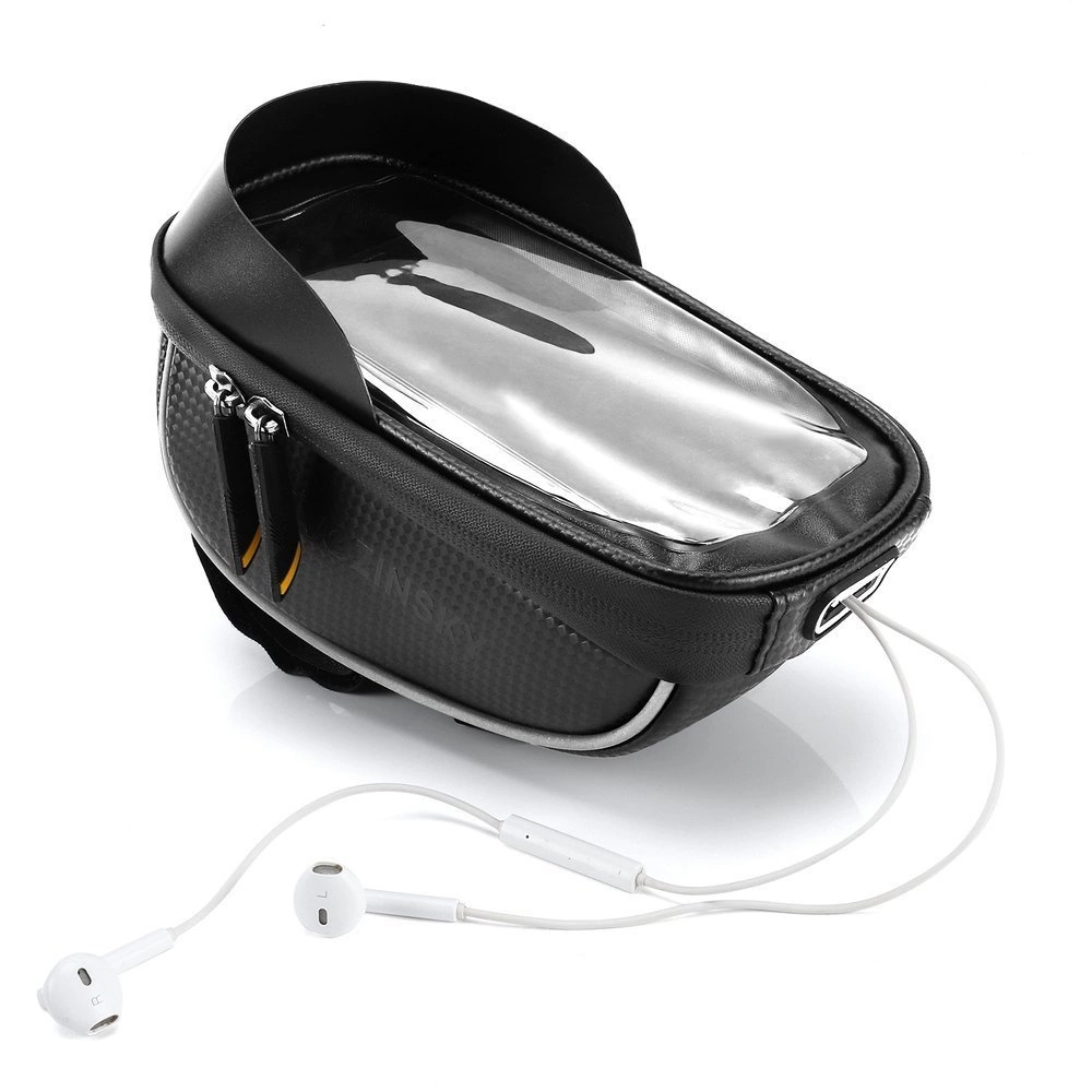 Wozinsky bike handlebar bag with phone case 1l black (WBB16BK)eng