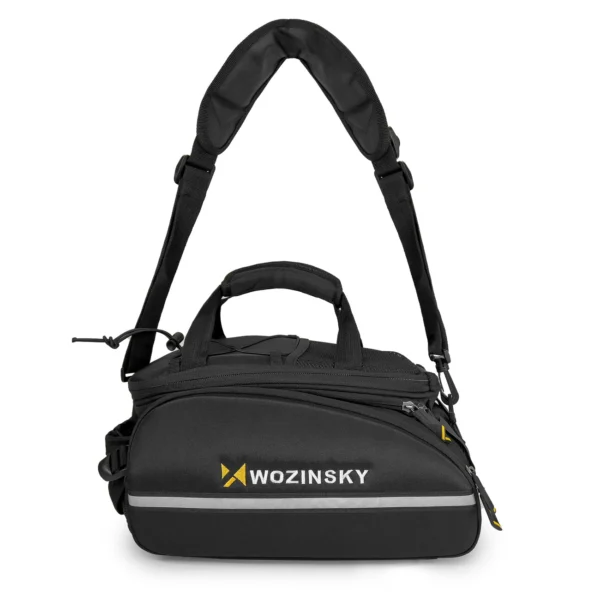 Wozinsky roomy bike carrier bag 35L (rain cover included) black (WBB19BK)eng