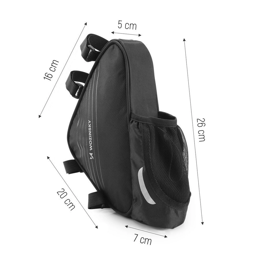 Wozinsky bike bag 1.5l under the frame black (WBB23BK)eng