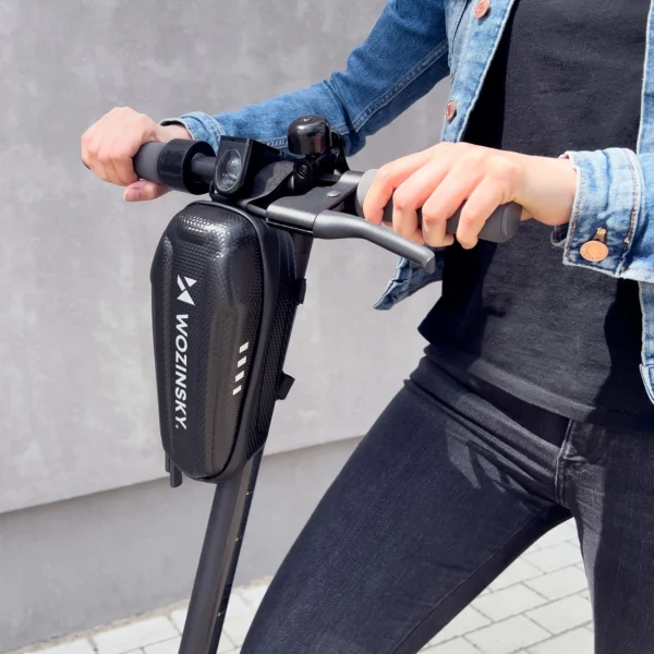 Wozinsky waterproof scooter handlebar bag 2l handlebar bag black (WSB3BK)eng