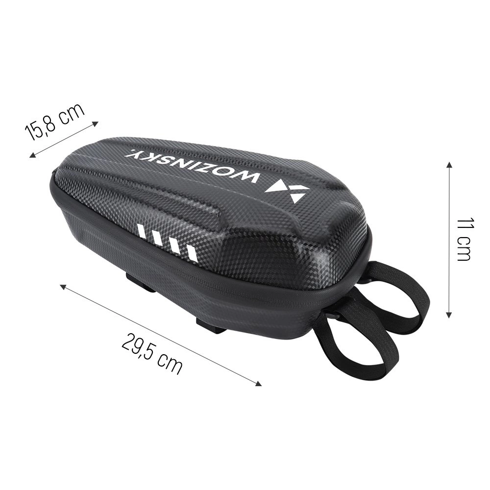 Wozinsky waterproof scooter handlebar bag 3l handlebar bag black (WSB4BK)eng