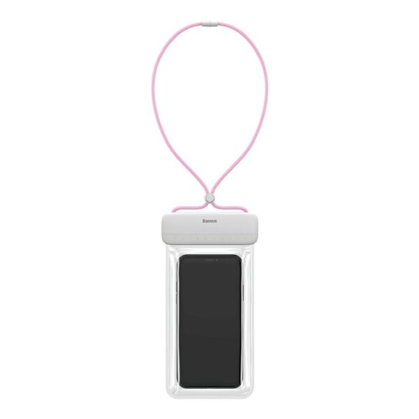 BASEUS uniwersal cover waterproof bag IPX8 ACFSD-D24 white pink