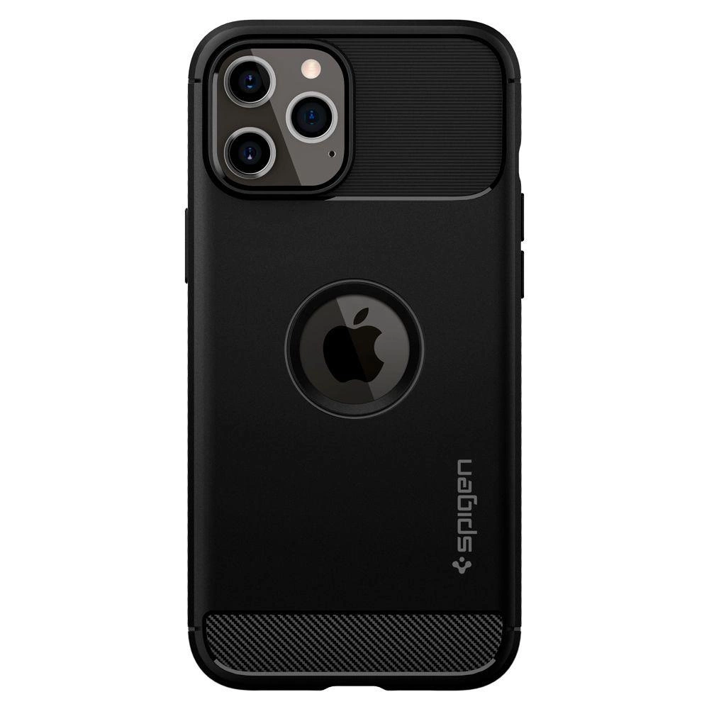 Spigen Rugged Armor Case for iPhone 12 / iPhone 12 Pro - Matte Blackeng