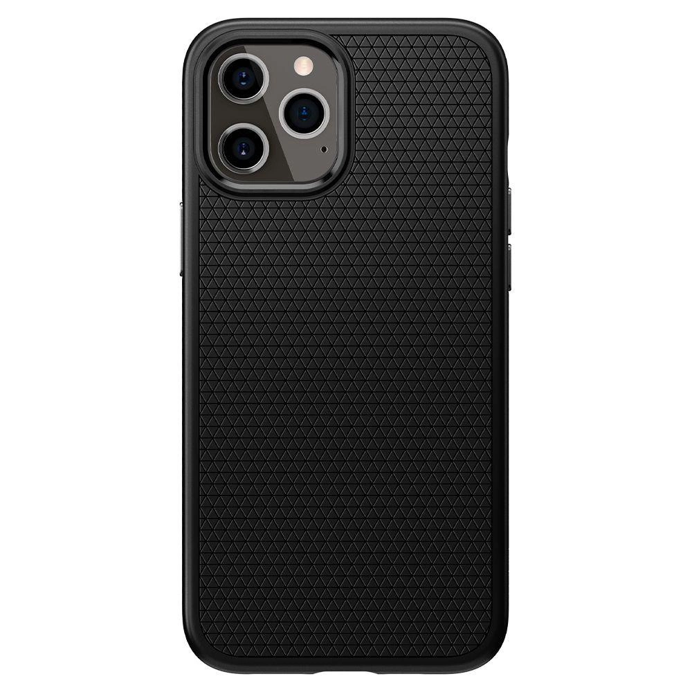 Spigen Liquid Air Case for iPhone 12 / iPhone 12 Pro - Matte Blackeng