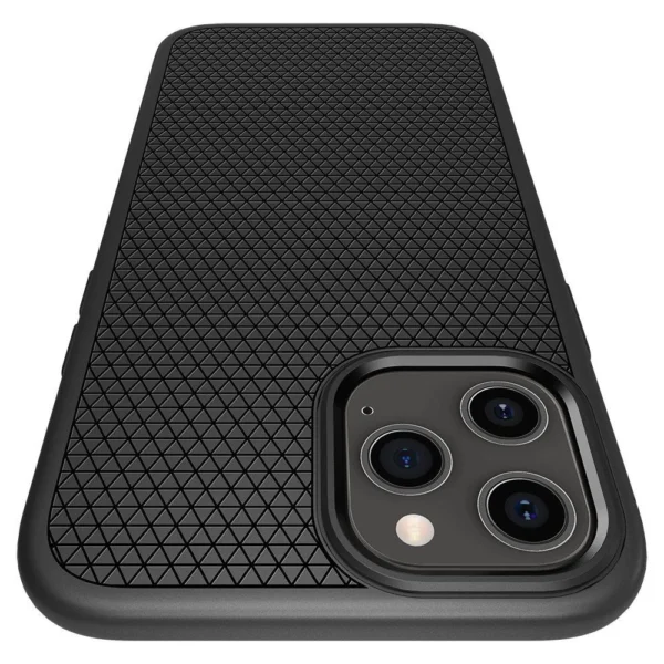 Spigen Liquid Air Case for iPhone 12 / iPhone 12 Pro - Matte Blackeng
