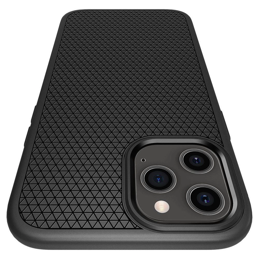 Spigen Liquid Air Case for iPhone 12 / iPhone 12 Pro - Matte Blackeng