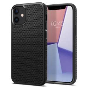 Spigen Liquid Air Case for iPhone 12 mini - Matte Blackeng