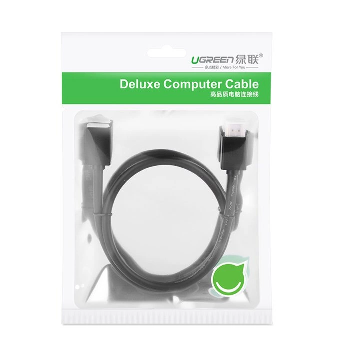 Ugreen HD107 10140 HDMI (Male) - HDMI (Female) 4K Cable 0.5 m - Blackeng