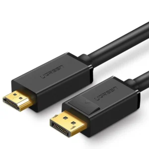 Ugreen unidirectional DisplayPort to HDMI Cable 4K 30Hz 32 AWG 2m Black (DP101 10202)eng