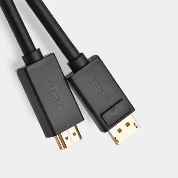 Ugreen unidirectional DisplayPort to HDMI Cable 4K 30Hz 32 AWG 1.5m Black (DP101 10239)eng