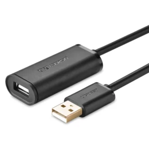 Ugreen active cable USB 2.0 extension cable 480 Mbps 5 m black (US121 10319)eng