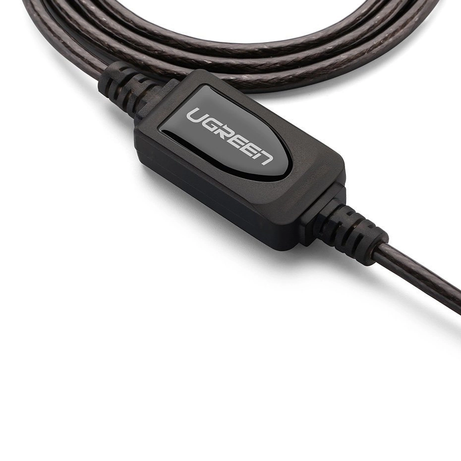 Ugreen active cable USB 2.0 extension cable 480 Mbps 5 m black (US121 10319)eng