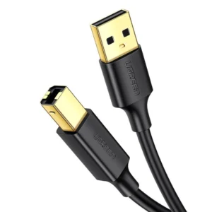 Ugreen USB Type B printer cable (male) - USB 2.0 (male) 480 Mbps 1.5 m black (US135 10350)eng