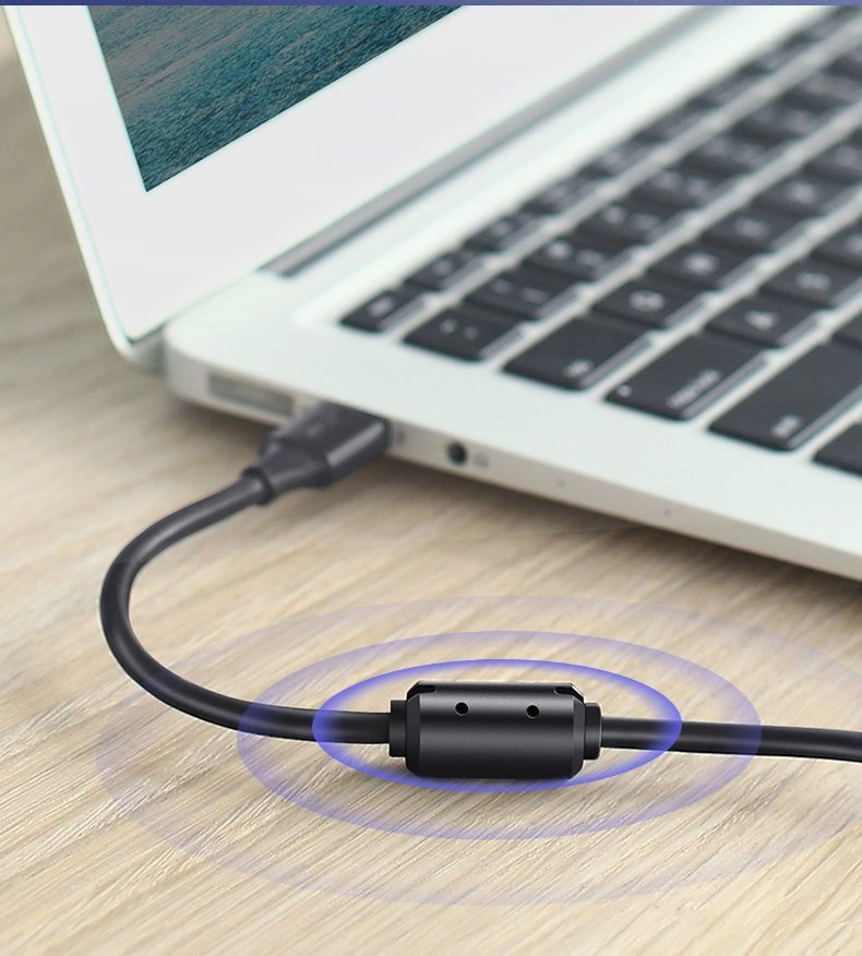 Ugreen USB Type B printer cable (male) - USB 2.0 (male) 480 Mbps 1.5 m black (US135 10350)eng