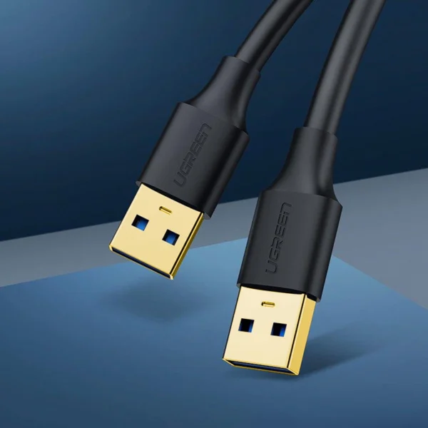 Ugreen US128 10370 USB-A 3.0 / USB-A 3.0 5Gb/s cable 1m - blackeng