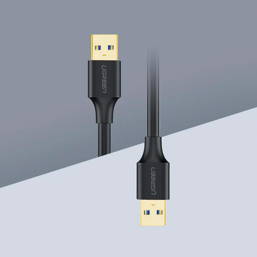 Ugreen US128 10370 USB-A 3.0 / USB-A 3.0 5Gb/s cable 1m - blackeng