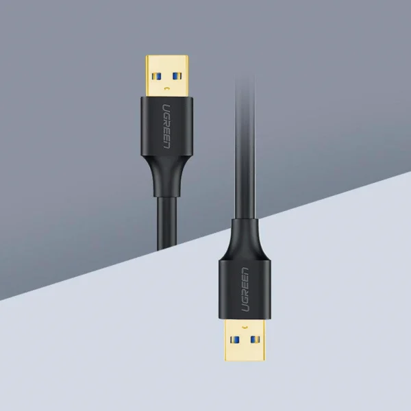 Ugreen US128 10370 USB-A 3.0 / USB-A 3.0 5Gb/s cable 1m - blackeng