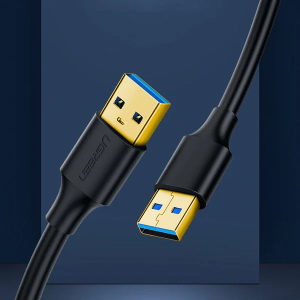 Ugreen US128 10370 USB-A 3.0 / USB-A 3.0 5Gb/s cable 1m - blackeng