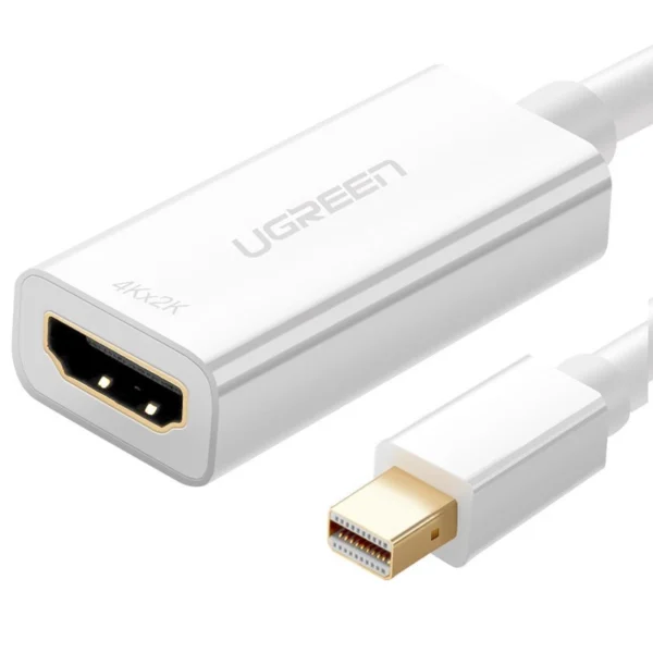 Ugreen MD112 10460 mini DisplayPort (male) / HDMI (female) FHD 1080p adapter - whiteeng