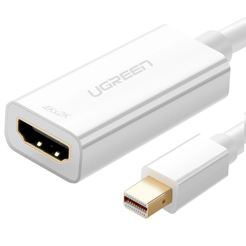 Ugreen MD112 10460 mini DisplayPort (male) / HDMI (female) FHD 1080p adapter - whiteeng
