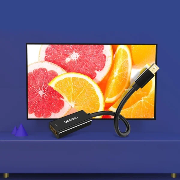 Ugreen MD112 10460 mini DisplayPort (male) / HDMI (female) FHD 1080p adapter - whiteeng
